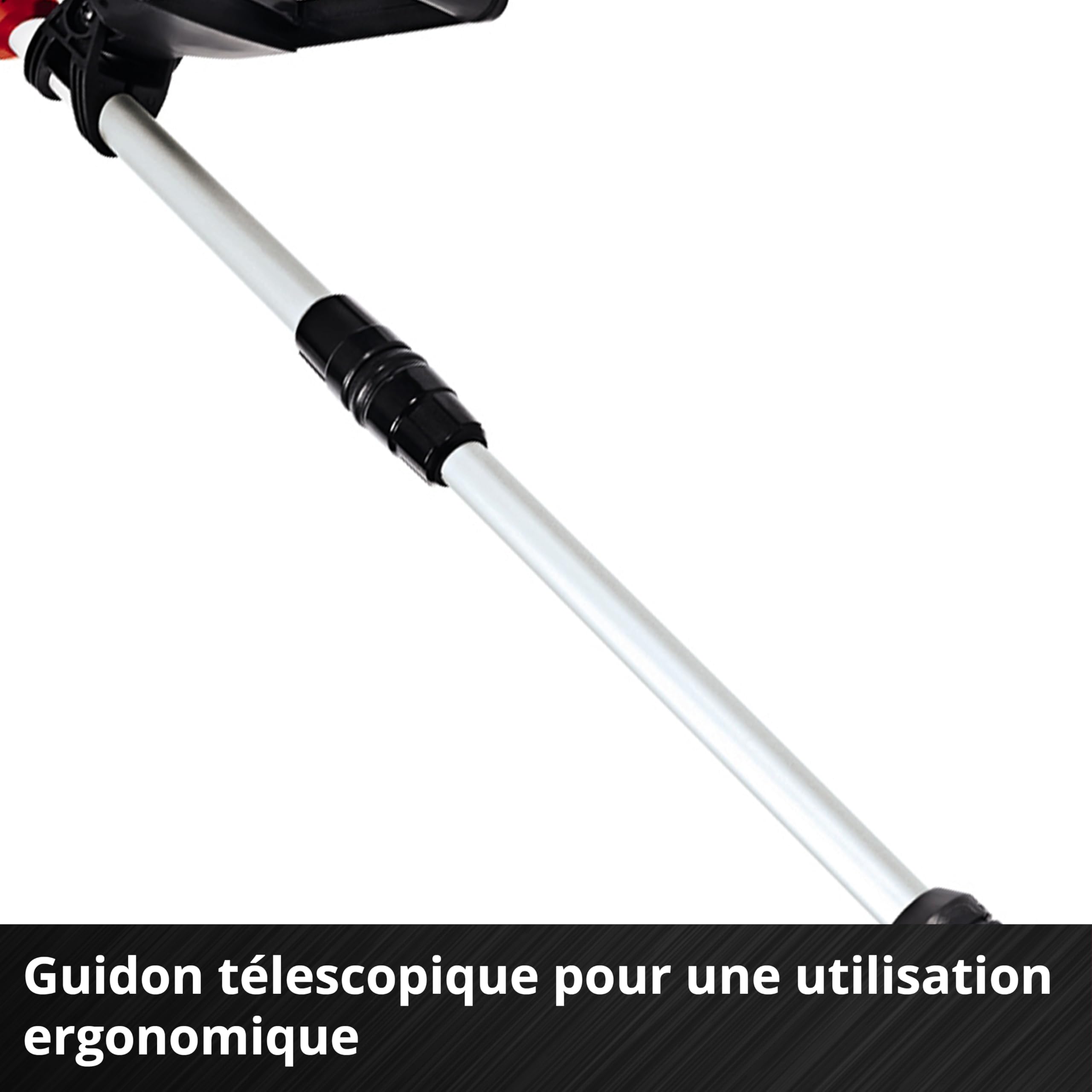 Einhell Coupe-Bordures sans Fil GE-CT 18 Li (1 x 2,5 Ah) Power X-Change (18 V, Bloc Moteur pivotant et inclinable, Dispositif d’écartement, avec 20 Lames en Plastique, Batterie 2,5 Ah et Chargeur)