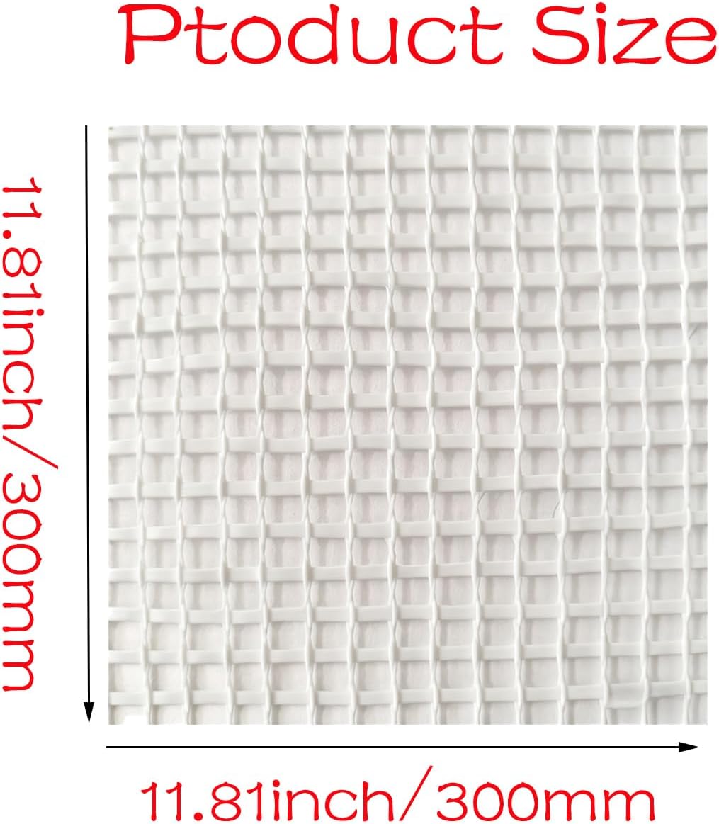 24 Sheets 11.8'' x 11.8'' Mosaic Mesh, Fiberglass Mosaic Mesh Backing Boast, Suitable for DIY Projects, Crafts, and Tile Installation Materials and Tools (Non-Adhesive)