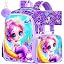 Uv Priting Purple Mermaid Backpack
