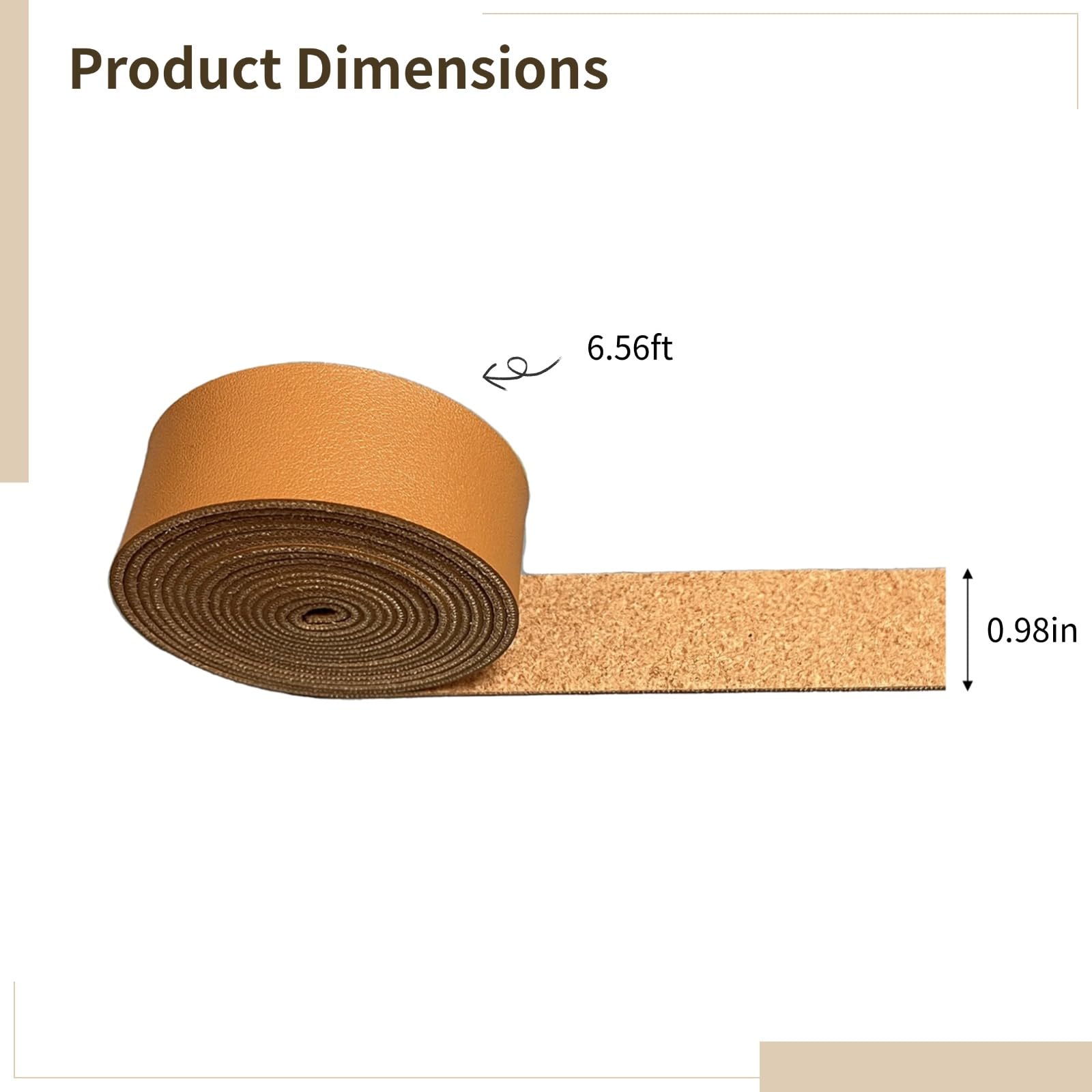 3 STK. Lederstreifen für Bastelarbeiten, weiches Lederband für DIY-Projekte, 78,7 Zoll Länge, Farboptionen in Schwarz, Braun und Beige, zum Schneiden und Nähen für Arbeiten und Bastelideen