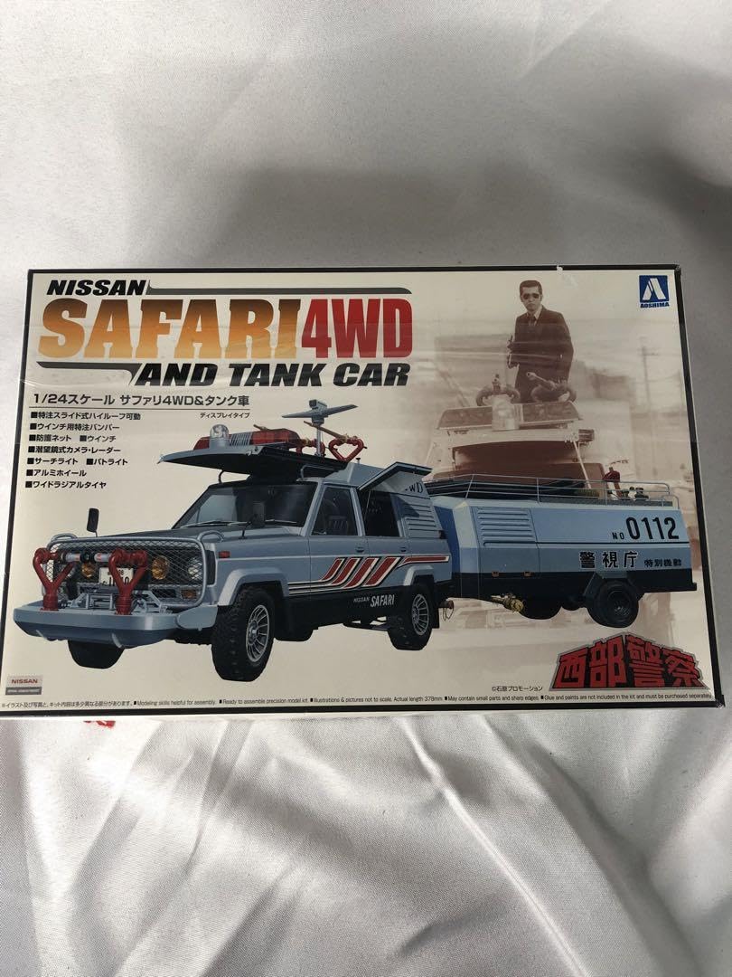 Amazon.co.jp: サファリ 4WD & タンク車 プラモデル アオシマ 1 24 