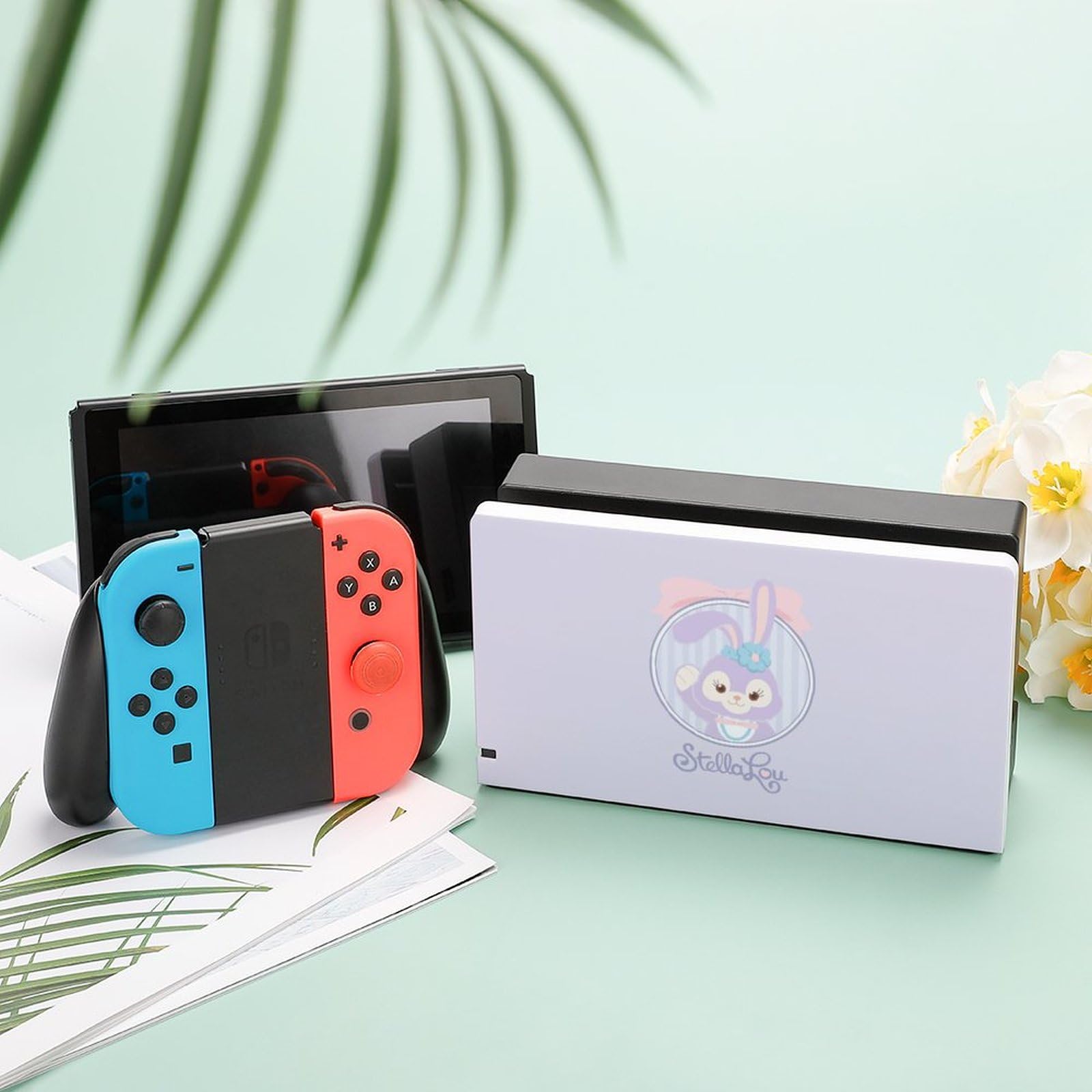 Amazon.co.jp: Switchベースカバー ステラルー 紫 Switchドックケース