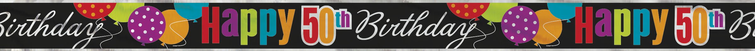 Unique Ballons d'anniversaire en Aluminium de 45,7 cm., Plastique, Multicolore, 12'