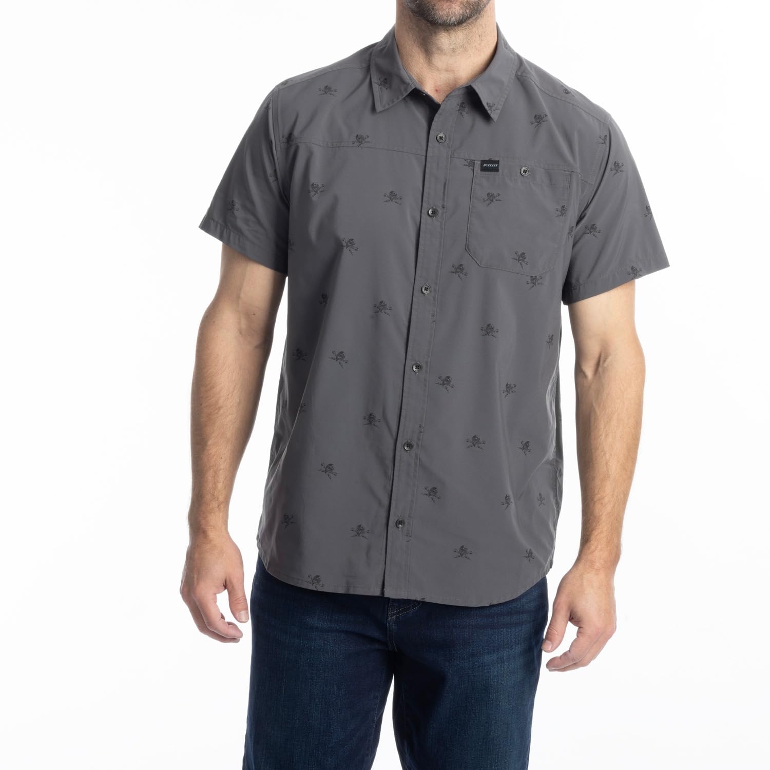 KLIM Men's Petrol Stretch Short Sleeve Shirt