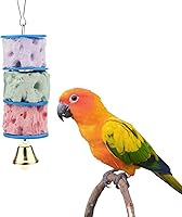 Vista 8 de Wontee Pájaro Calcio Dientes Molienda Masticar Golosinas Juguete para Loro Perico Cacatúa Conure Gerbo Ratón Ratón Conejillo de Indias Chinchilla