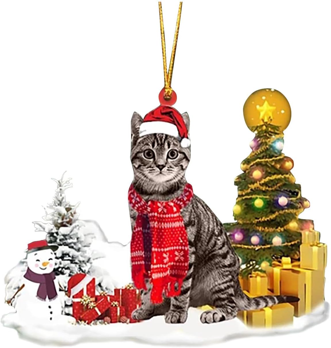 Christmas Ornaments Black Cat Christmas Decorations Indoor