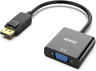 BENFEI DisplayPort→VGA変換アダプタ(DP to VGA)ディスプレイポートVGA変換アダプタ