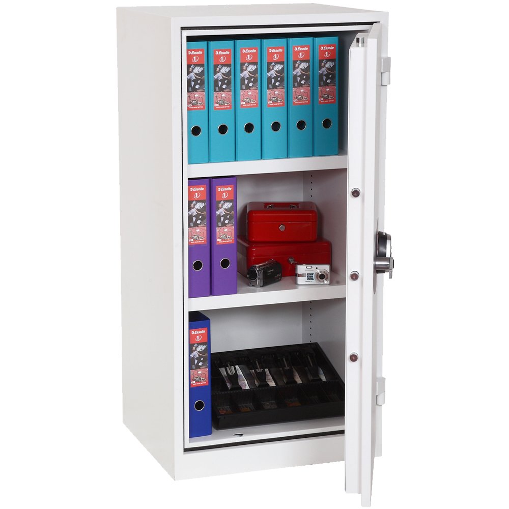 Phoenix Safe Company FS1511E Fire Ranger - Caja Fuerte para Documentos (con candado electrónico, tamaño pequeño)