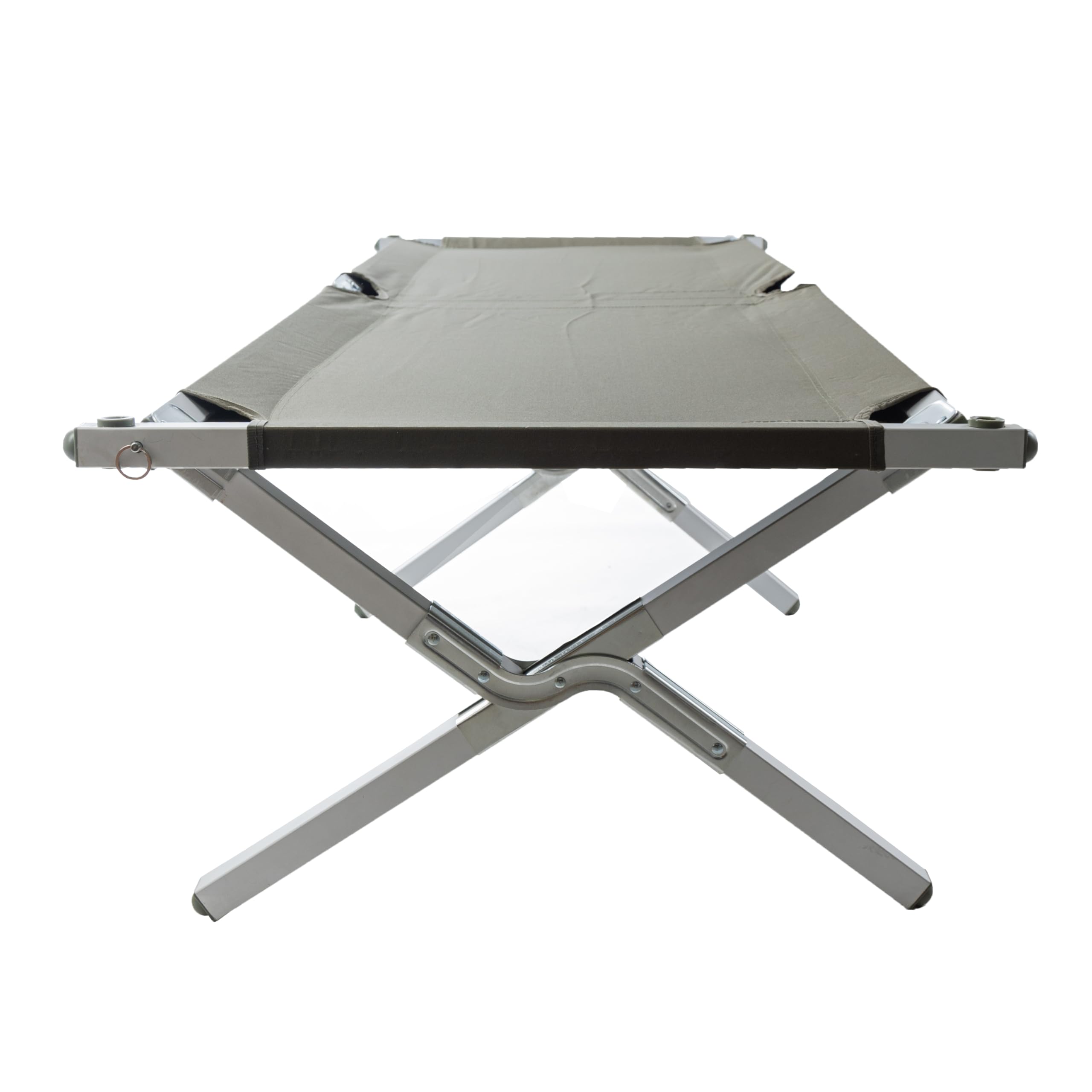 Mil-Tec US Feldbett Gen. II mit Alu-Gestell (210x70x42cm) • Faltbar inkl. Tragetasche • Outdoor Campingbett klappbar • Als Army Zeltbett, Campingliege, Gästebett, Notbett • Oliv