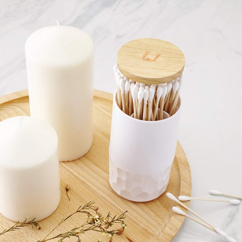 Toothpick Dispense Tableware Toothpick Storage Container Box Dust-Proof Toothpick Holder Automatic -Up Cotton Swabs Toothpick Holder