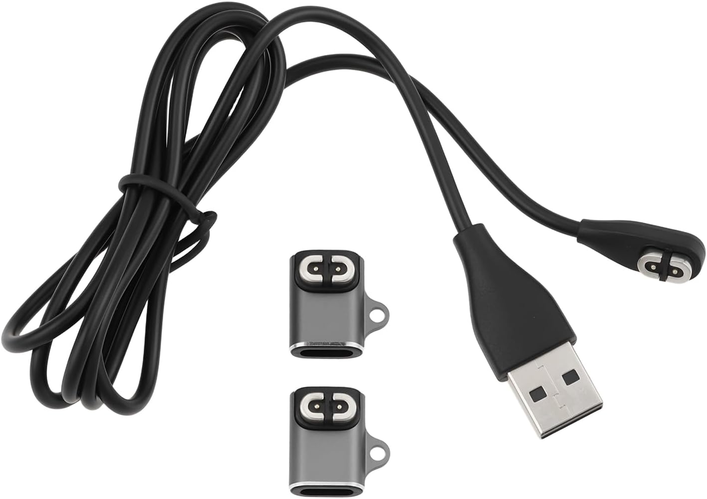 Headphone Magnetic Charging Cable with 2 USB-C Adapters Compatible with Shokz Openrun Compatible with Openrun Pro