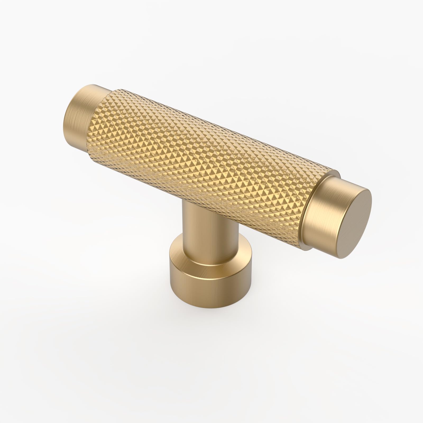 Photo 1 of Asidrama 10 Pack Champagne Bronze Knurled Cabinet Knobs