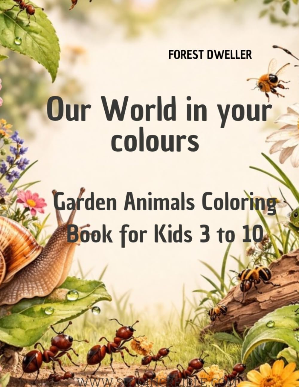 Garden Animals Coloring Book (Our World in your Colours)