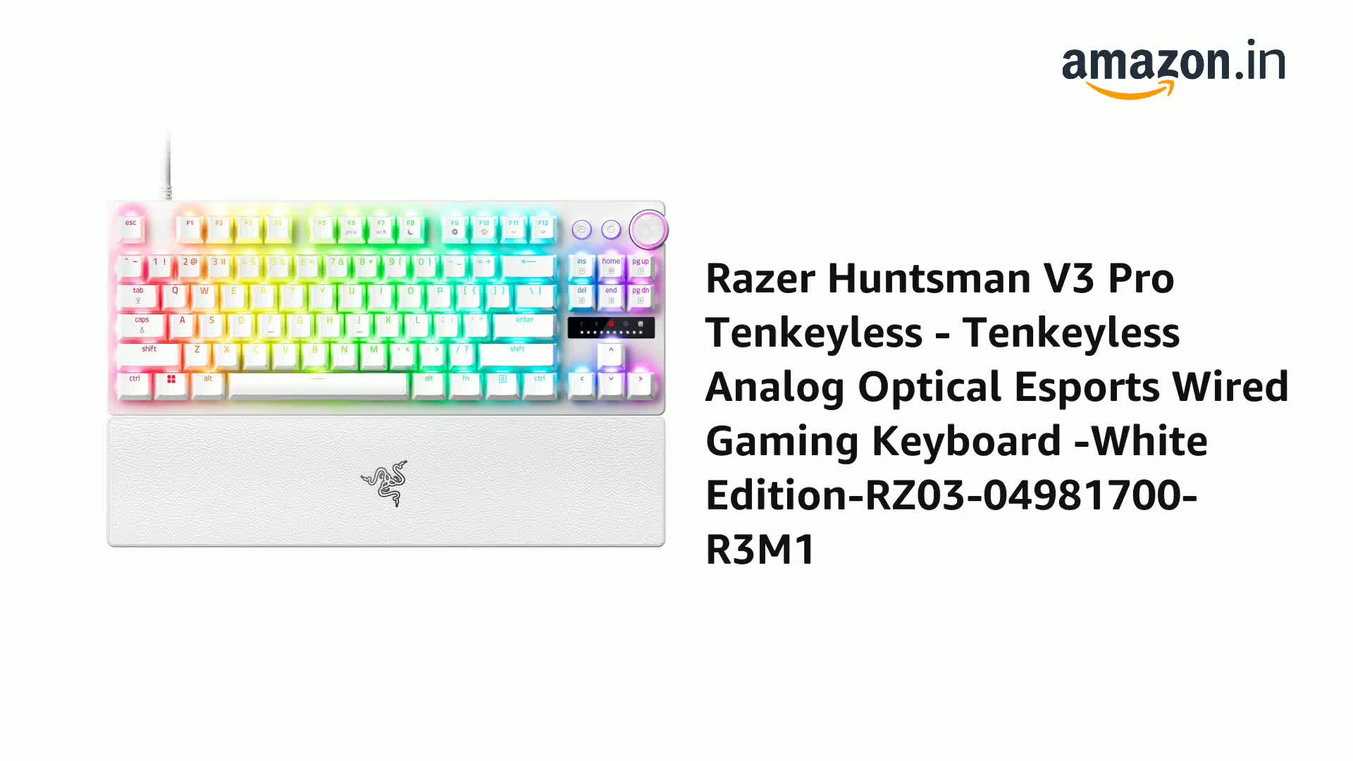 Amazon.in: Buy Razer Huntsman V3 Pro Tenkeyless - Tenkeyless