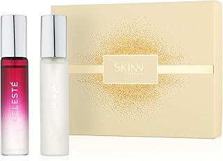 Skinn By Titan | Gift Pack of Raw & Celeste (25 ml x 2) EDP | Perfume For Man & Woman|Best Gift Set For Couple |Gift for h Price In India