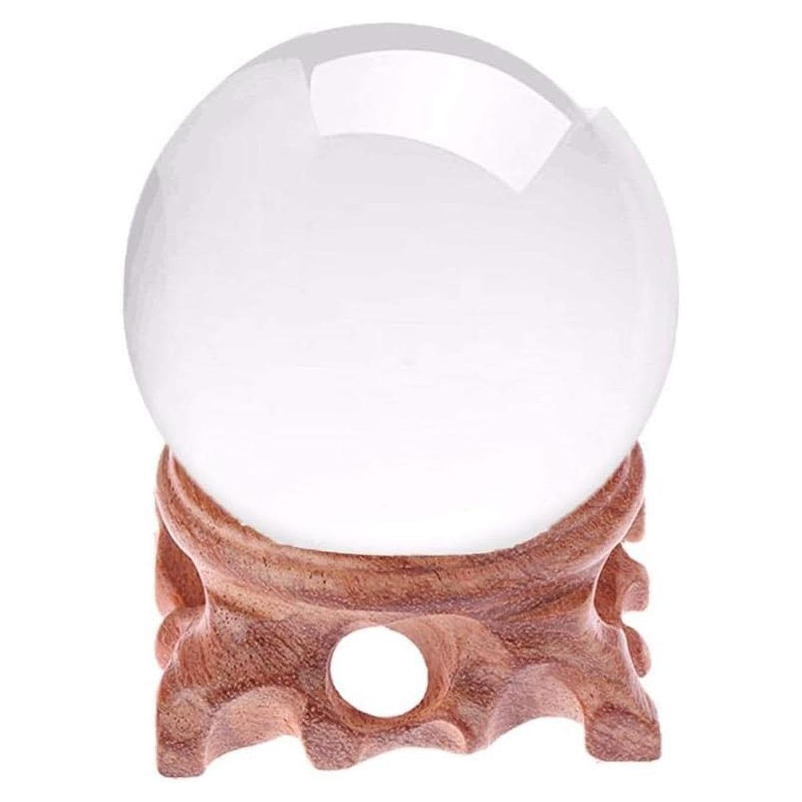 jojomis 2 Wooden Stands for Stone Sphere Decor, Egg Base, Craft Ornament, Orb Holder