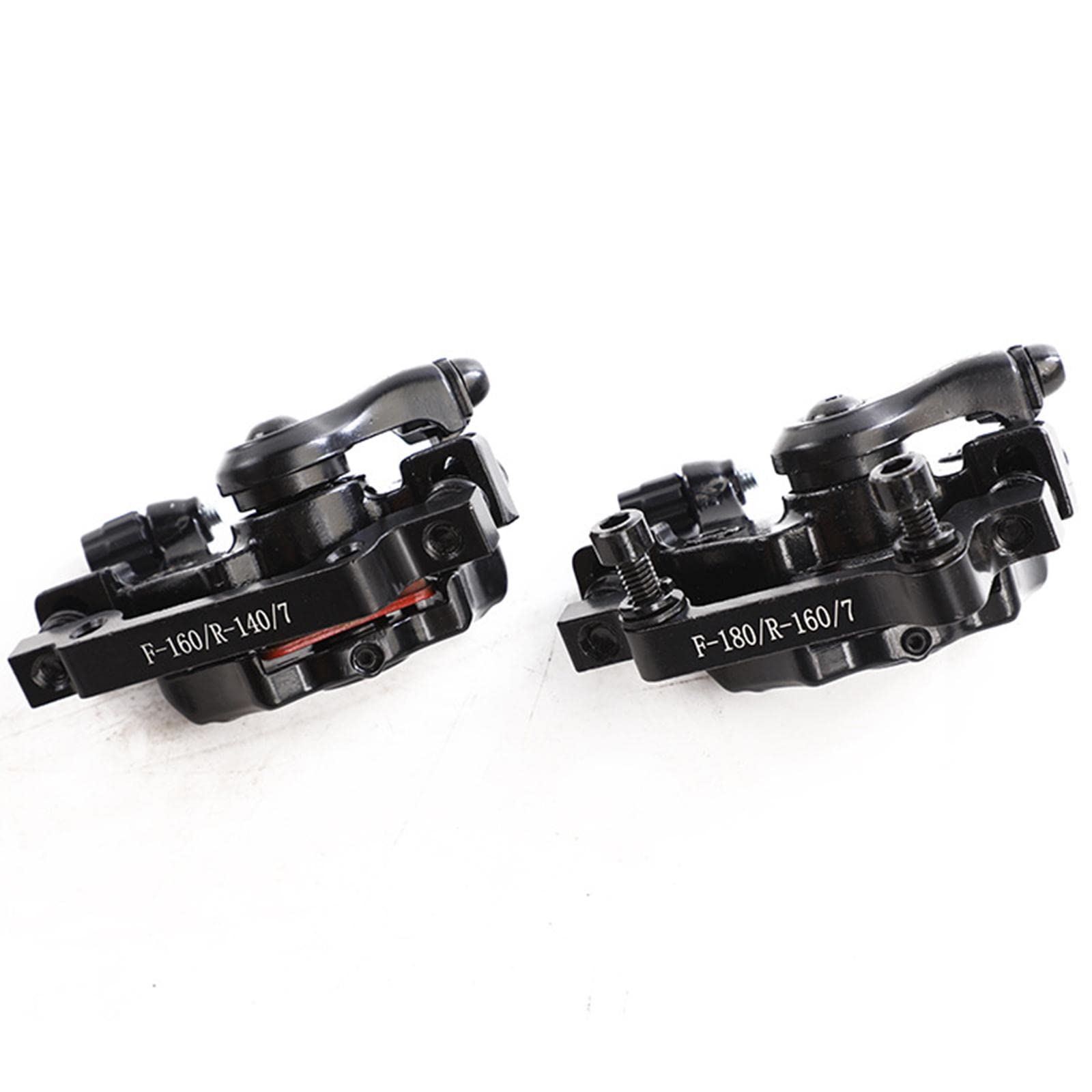 RNXRZANK 4X Bike Disc Caliper Mountain Road Front/Rear Calipers Black Front