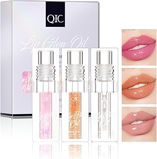 Juego de 3 aceites labiales que cambian de co...