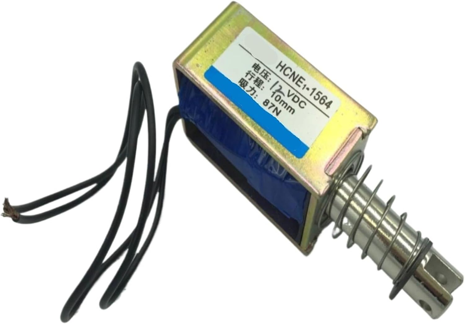 12V/24V Pull Hold/Release 10mm Stroke 8.7Kg 87N Force Electromagnet Solenoid Actuator(DC24V)