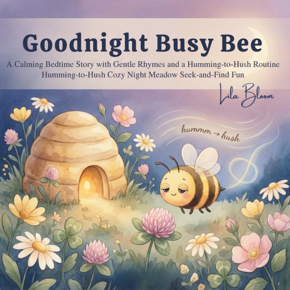 Goodnight, Busy Bee: A Calming Bedtime Story with Gentle Rhymes and a Humming-to-Hush Routine (Goodnight Little Animal)