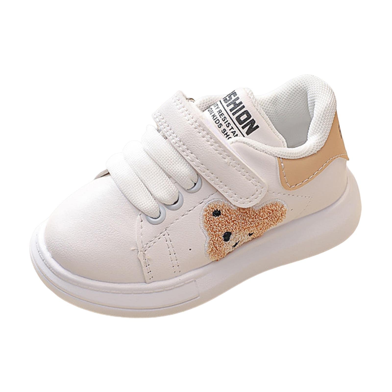 Soft Bottom Shoes Flat Shoes Waterproof Baby Shoes for Unisex Child Newborns 17.5cm Khaki-image-26