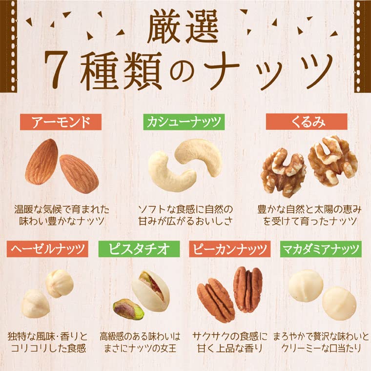 Amazon.co.jp: 【稲葉ピーナツ公式】 ナッツ好きの7種類 (ミックス
