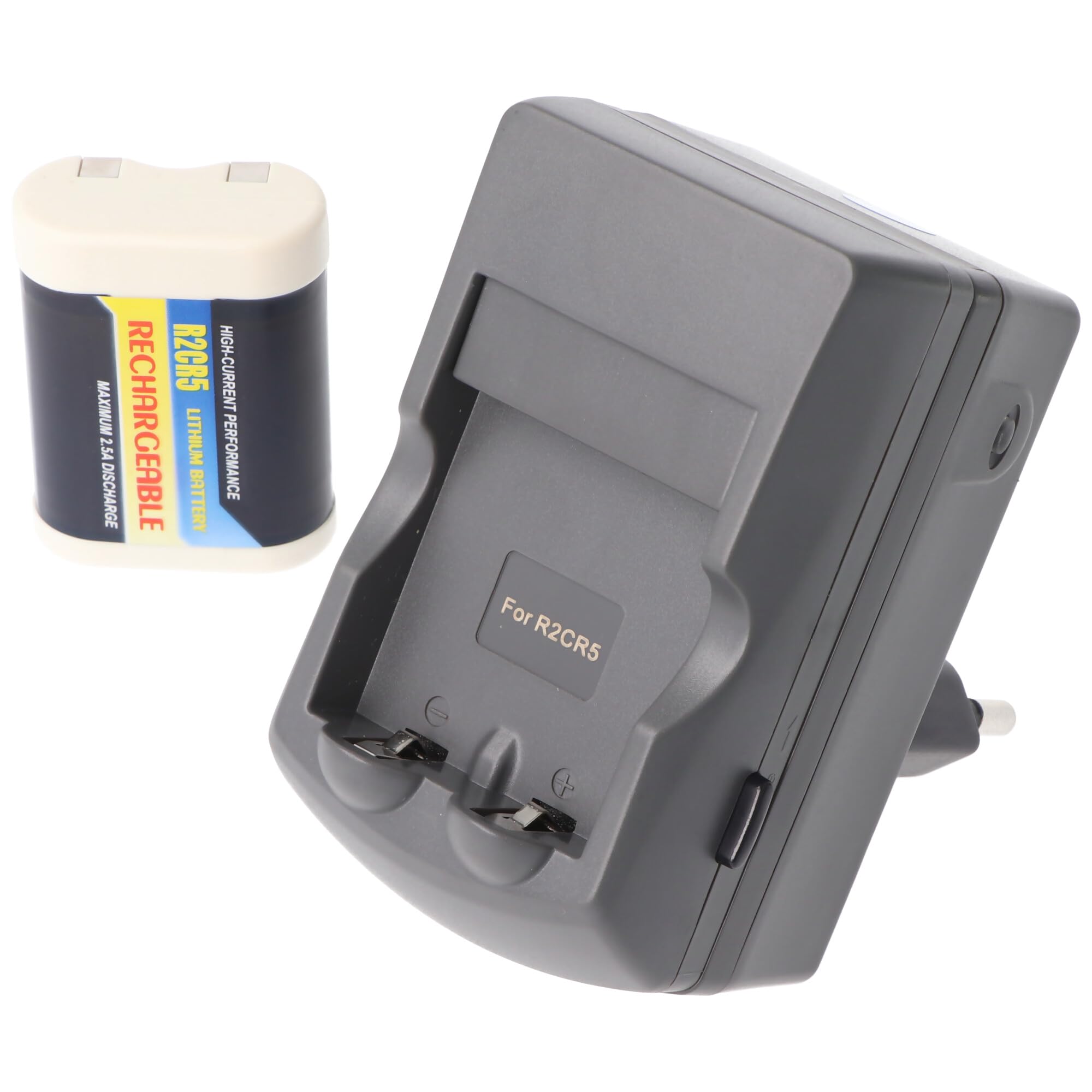 AccuCell Chargeur rapide 2CR5 PowerSet avec batterie Li-ion 2CR5, 2CR5M, 2-CR5 M