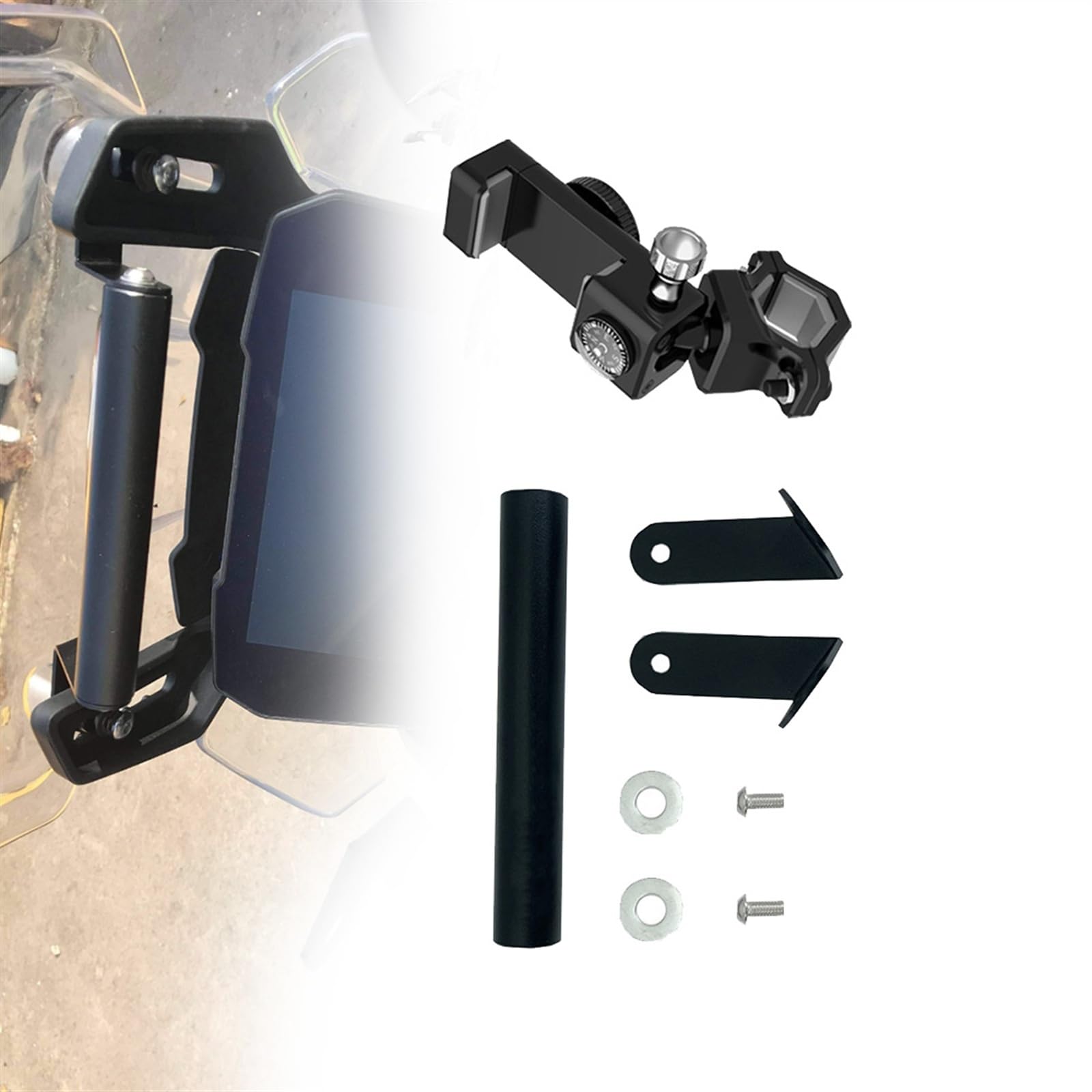 Support GPS/ Téléphone Pour Triumph Tiger 900/850 (2020-2022) - Montage Sur Guidon, Fixation Robuste