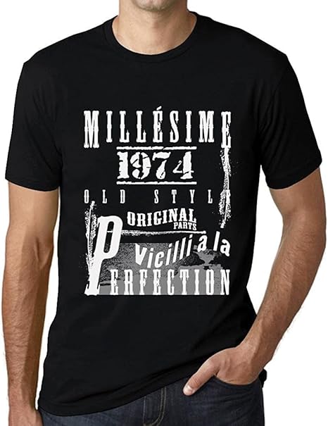 Camiseta Converse Camiseta 'Perfection Since 1974' - Regalo Perfecto Para 51 Cumpleaños (hombre/mujer) Regalos 50 Cumpleaños Mujer