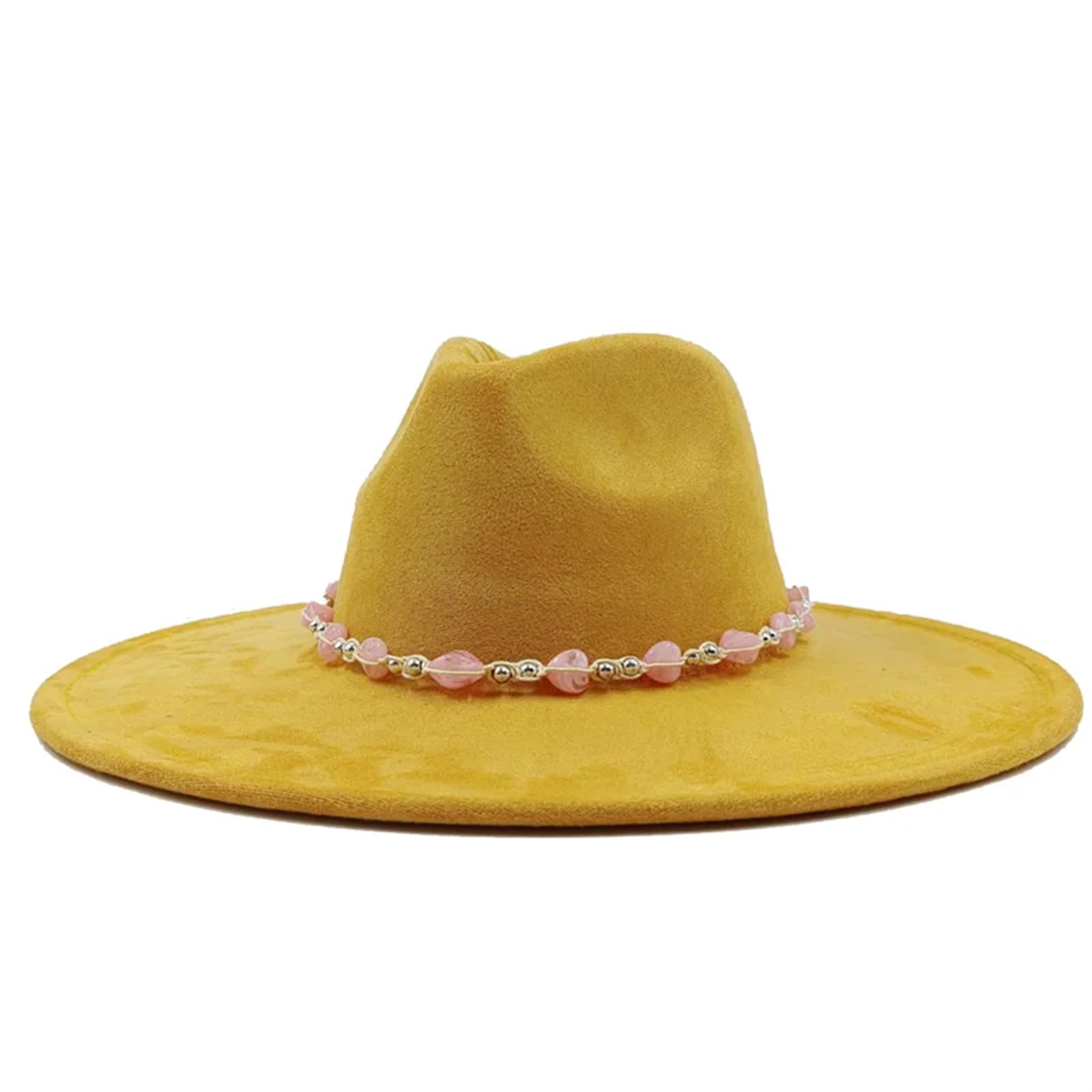 Decal Suede Hat 9.5Cm Wide Brim Fedora Cappelli Uomo E Donna Autunno Inverno Jazz Cap Classic Suede Fedoras Sombrero