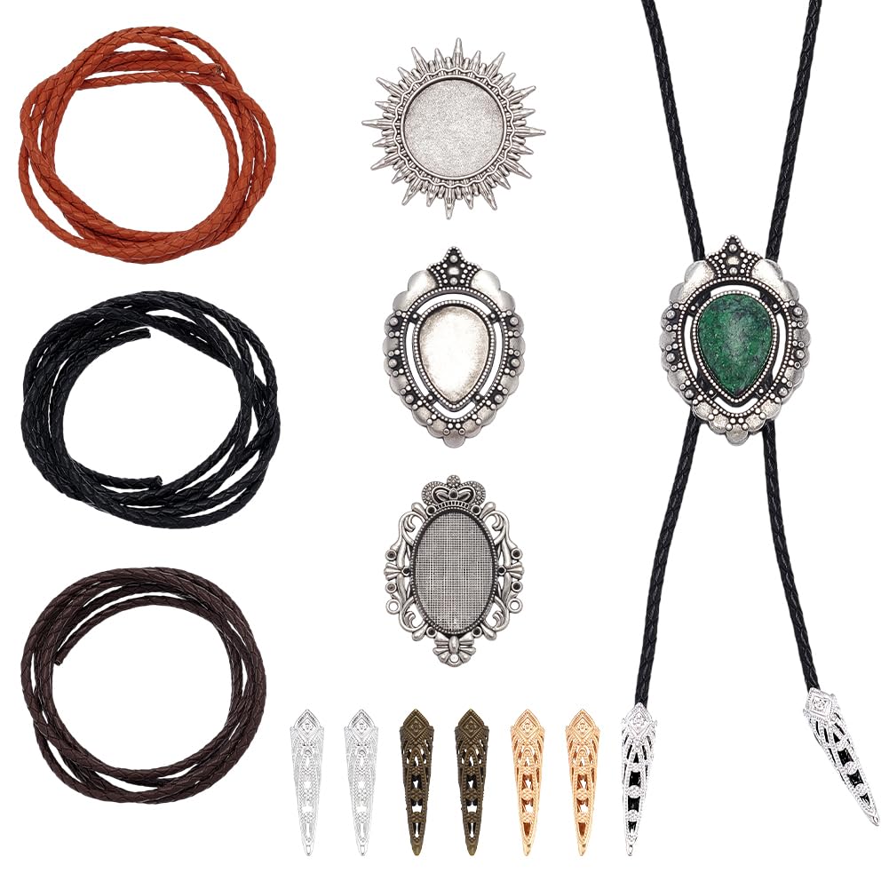 Cordon en cuir de vache Bolo NBEADS pour sublimer vos tenues de soirée country