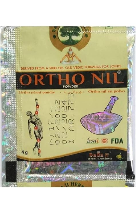 ORTHONIL POWDER | 56 POUCHES | BABAJI HERBALS | PAIN RELIEF | PURE HERBAL AND SAFE