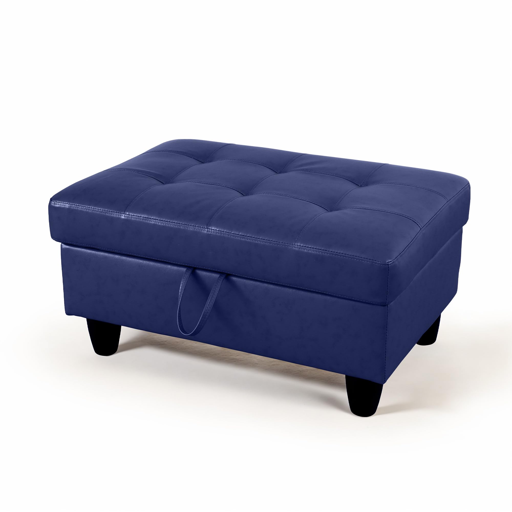 Amazon.com: WRTEYEUI Ottoman Rectangular Storage Ottoman Bench, Faux ...