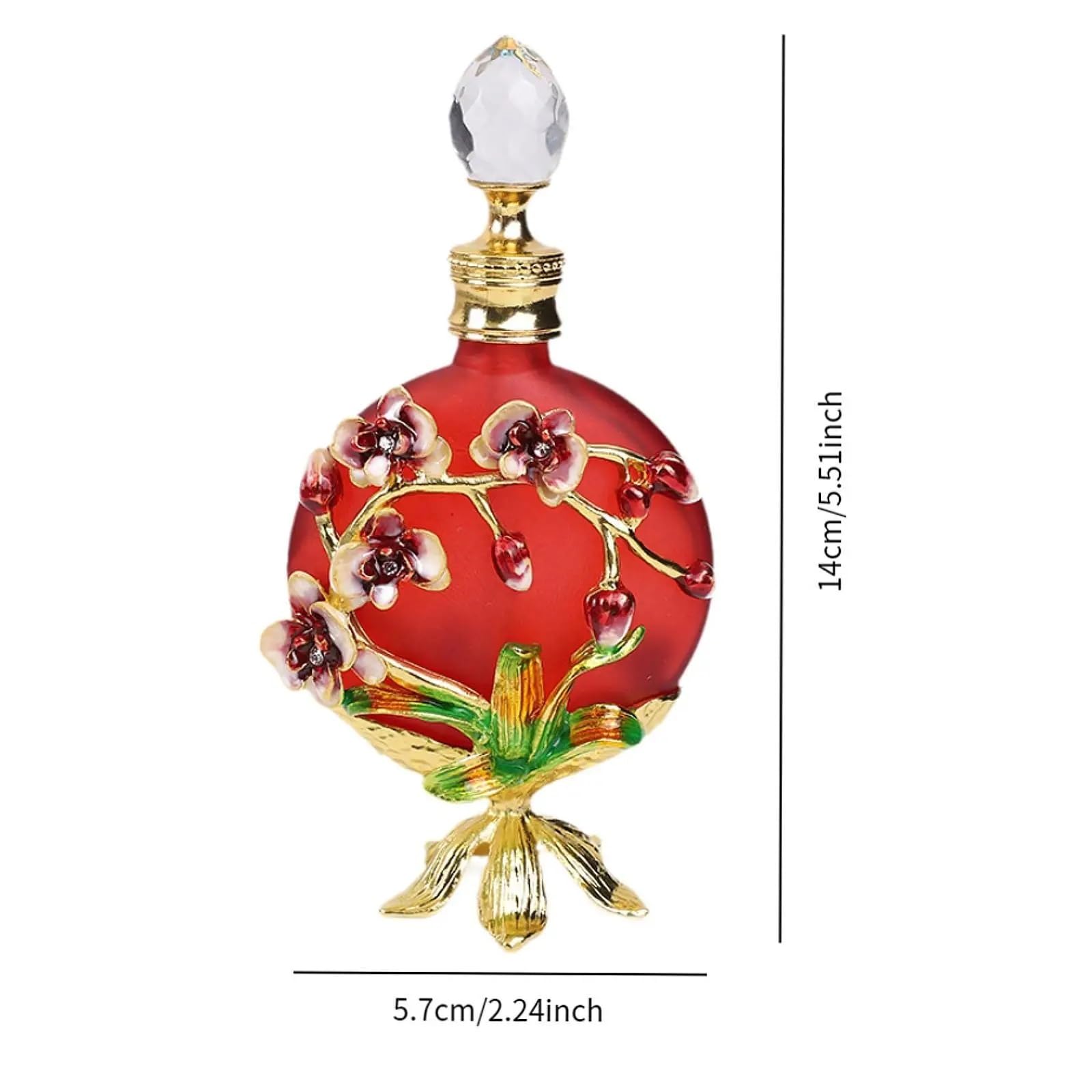 Bottiglia di profumo in vetro 30 ml Fantasia regalo compleanno Artigianato Soggiorno Camera da letto Decorazione riutilizzabile vuota antica Per Feste E Banchetti