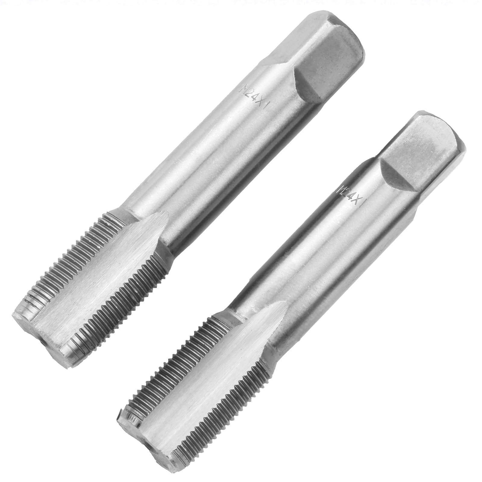 Set di Maschi e filiere manuali M24X1, Maschio Manuale per Filettatura metrica M24X1mm e filiera per Filettatura Tonda Destra