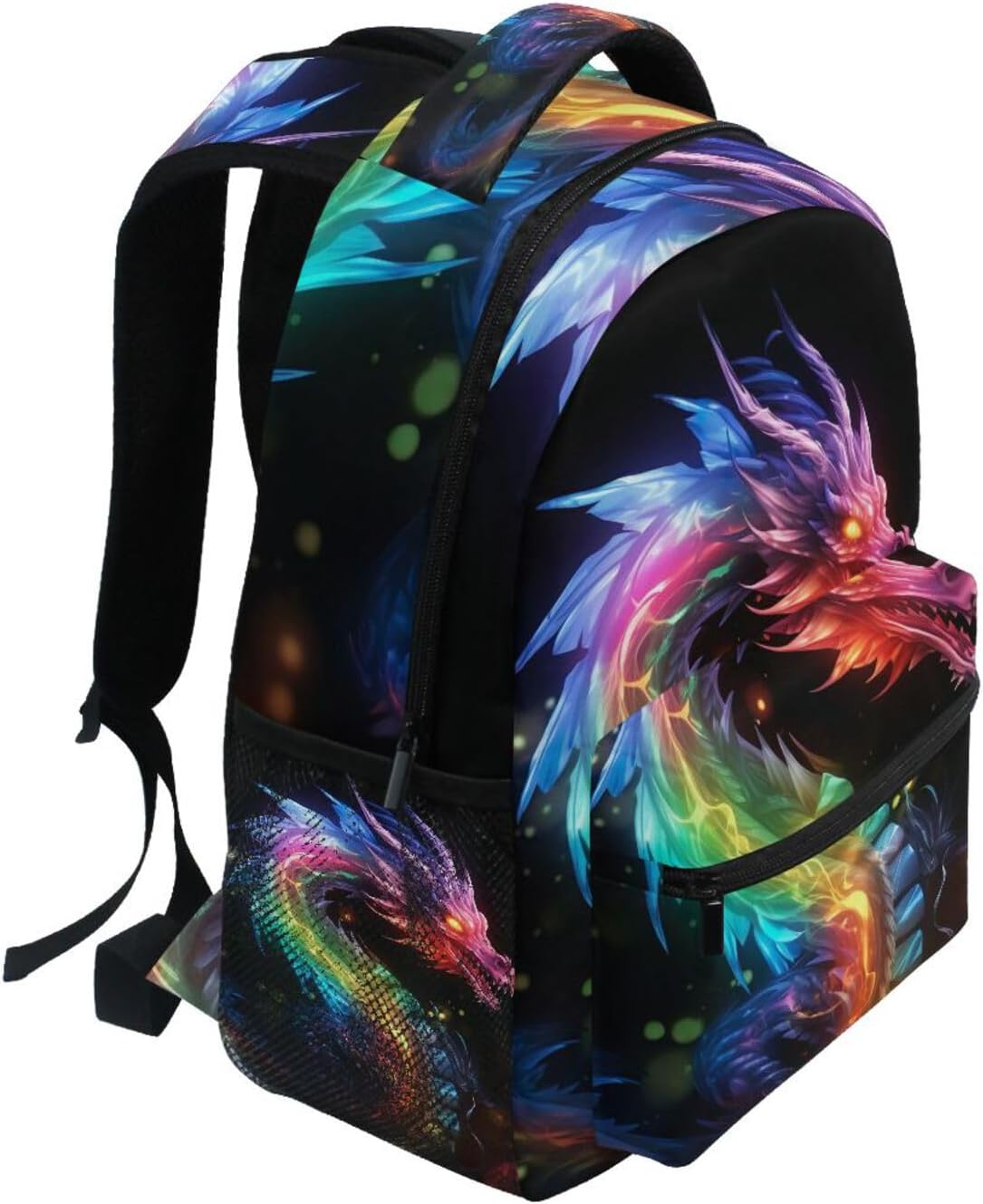 Color Flame Dragon Backpack for Boys Girls Elementary School Bookbag Back Pack 202A0540 - Image 7