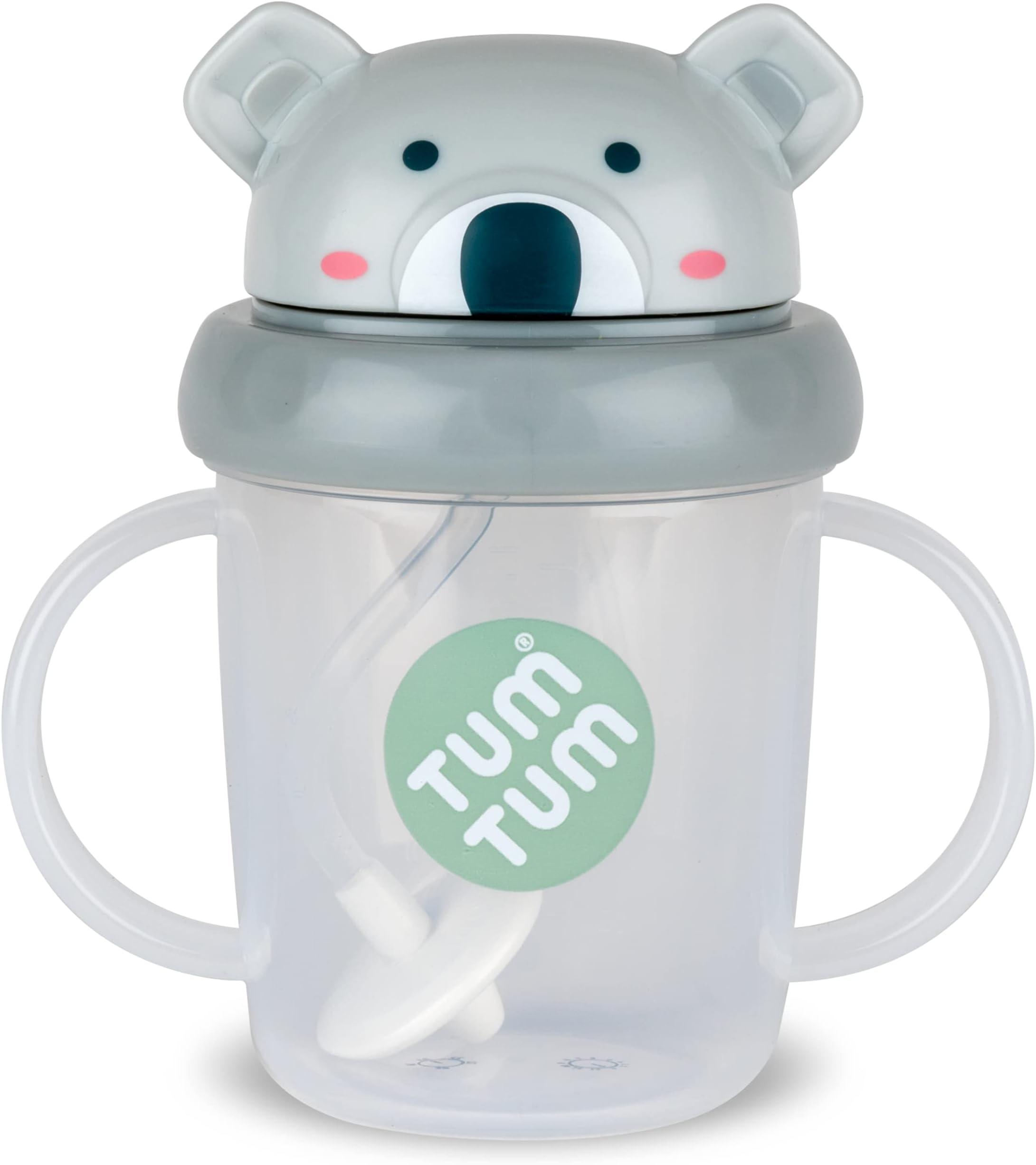 TUM TUM Tippy Up Free Flow Sippy Cup (No Valve), Sippy Cup for Toddlers, BPA Free (Kev Koala 200ml)