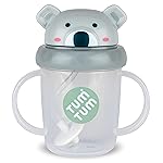 TUM TUM Tippy Up Free Flow Sippy Cup (No Valve), Sippy Cup for Toddlers, BPA Free (Kev Koala 200ml)