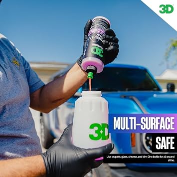 3D Wash N Wax Car Wash Soap - pH Balanced, Easy Rinse, Scratch Free Soap with Wax Protection - 1 Gallon