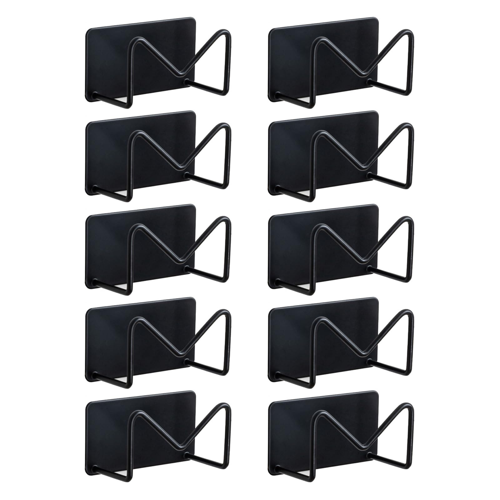 NVOQILIN Of 10 Strong Stainless Steel Sponge Rack Easy Install Kitchen Storage Solution for Dishing Cloths and Brushes Denial Drill Kitchen Planner