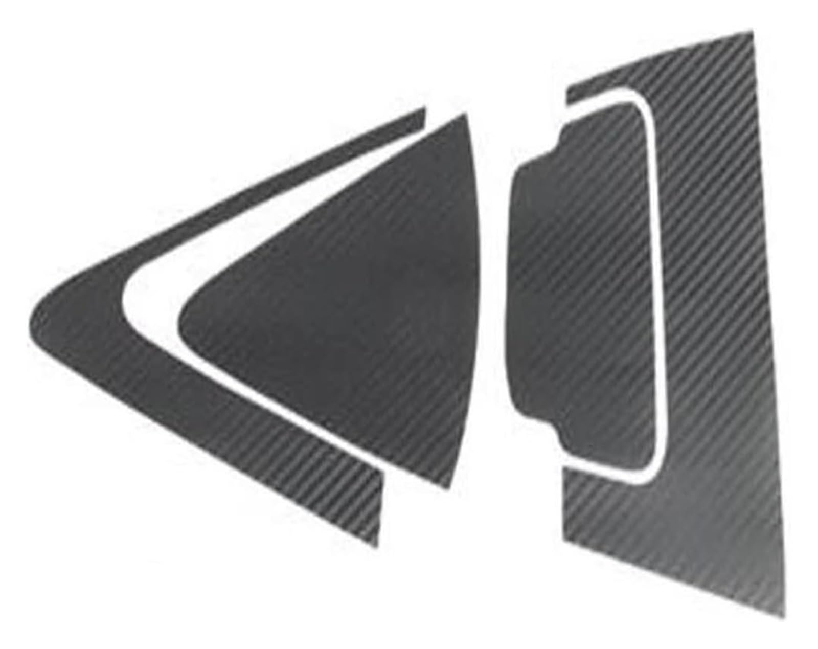 QWQTHGS Car Exterior Door Handle Cap for HR-V for HRV for Vezel 2015-2019 Car Styling Carbon Fiber Rear Door Handle Bowl Sticker