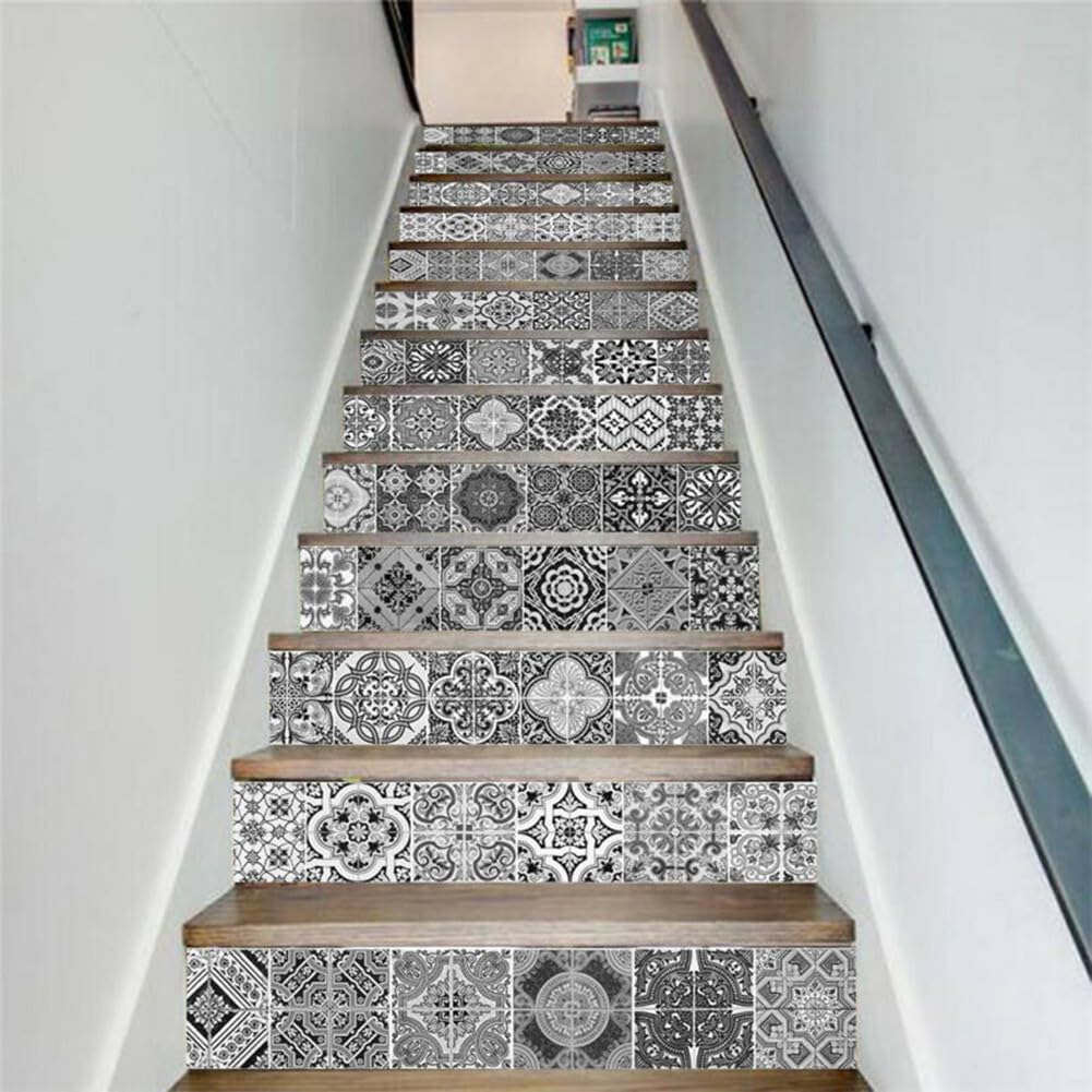 Céramique vinyle pour rehausseur d'escalier 3D : rénovez sans travaux lourds