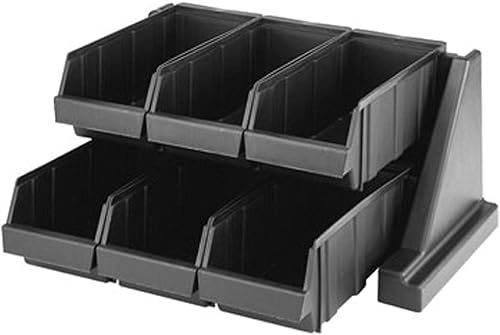 Cambro 6RS6480 - Estante organizador, 6 compartimentos, gris moteado