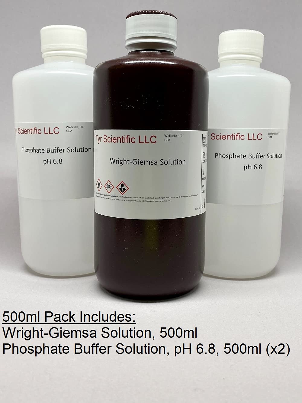 Wright-Giemsa Stain Pack, 500ml