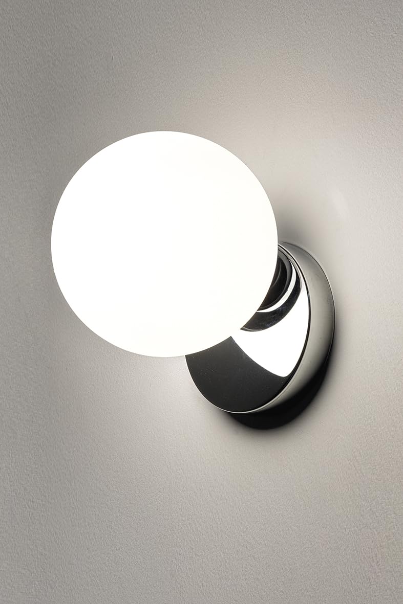 Hoko lampa sufitowa z dyfuzorem z mlecznobiałego szkła z matowo-białym metalowym stelażem, E14, IP20, grupa Rossini