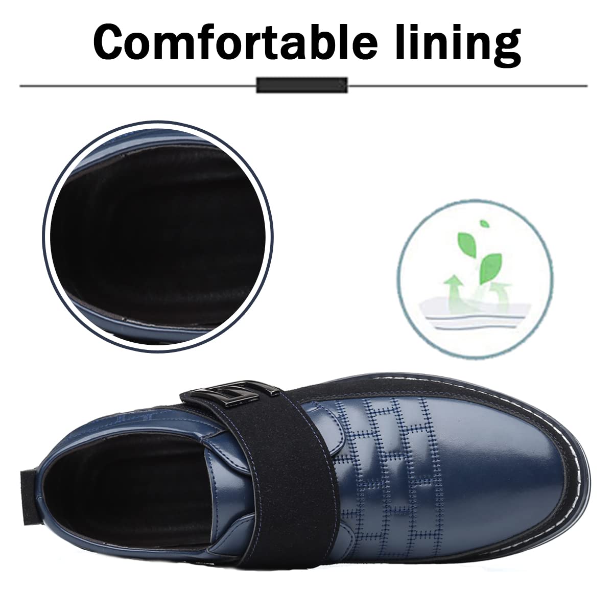 Uomo Loafers Premium Leather Comfort Business Casual Oxford Shoes Dress Shoes Fashion Dress Sneakers Office Working Driving Walking Shoe
