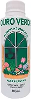 Ouro Verde Fertilizante Líquido Concentrado para Plantas, Alimento Completo, 100ml