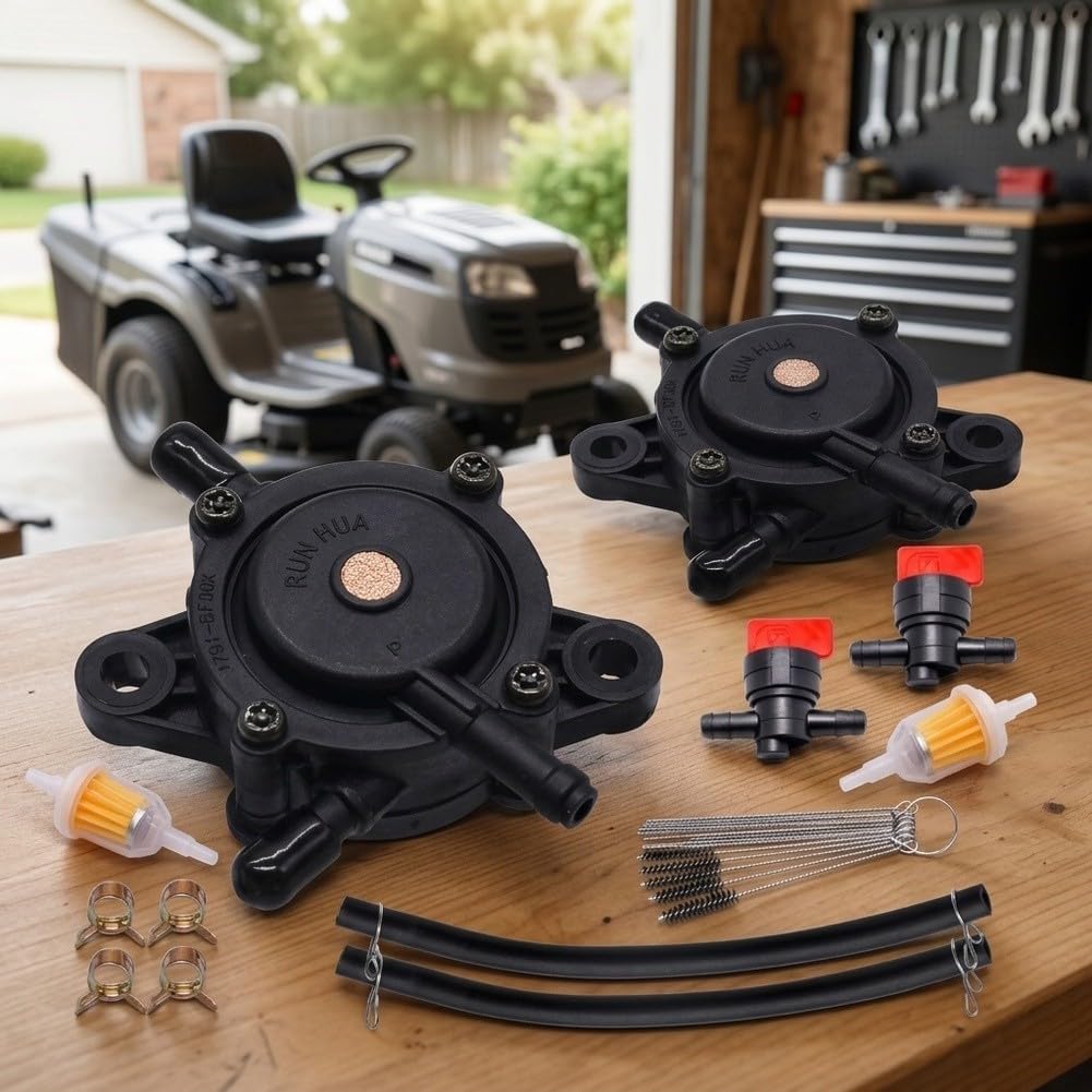 Kit de Bomba de Plástico Negro para Cortacésped Kit de Bomba