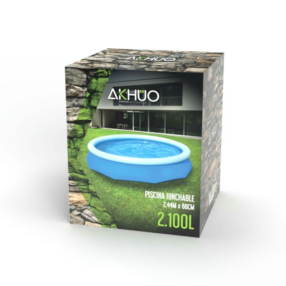 PISCINA INFLABLE REDONDA 244x66CM