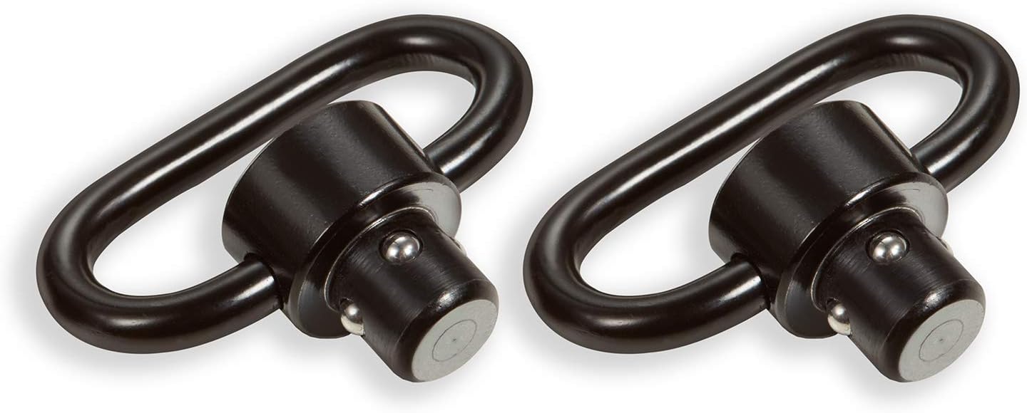 Eagle Rock Gear, QD Sling Swivels 1.25 inch, Quick Detach Push Button, Pack of 2